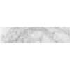 Etched Chevron Carrara 3x12 Textured Bianco Tile 0