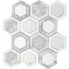 Cervia 3.2x3.2 Polished Marble Mosaic 1