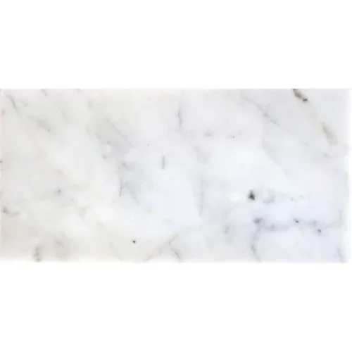 Carrara 3X6 H Honed marble tile 0