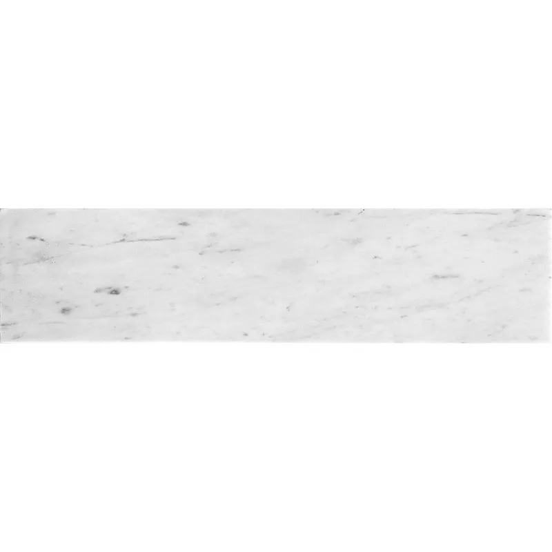 Carrara 4X16 H Honed marble tile 0