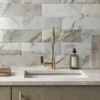 Calacatta 4X12 Polished marble tile 1