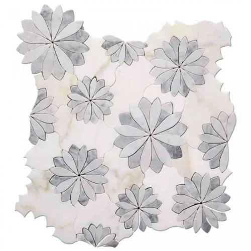 Fiore 2 12X12 Polished Marble Tile 0