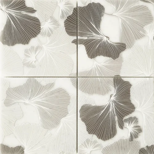 Gingko Taupe 5.9x5.9 Etched Marble Mosaic 0