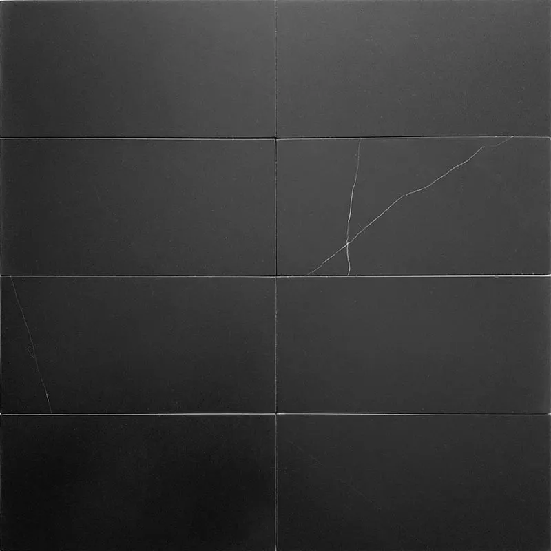 3X6 Nero Honed Eastern Black tile 0