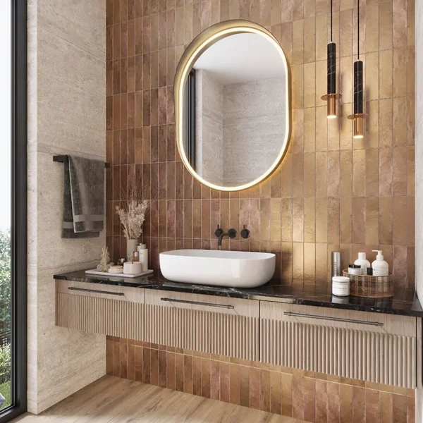 Galvanta Bronze 2.5X9.84 Matte Porcelain Tile 5