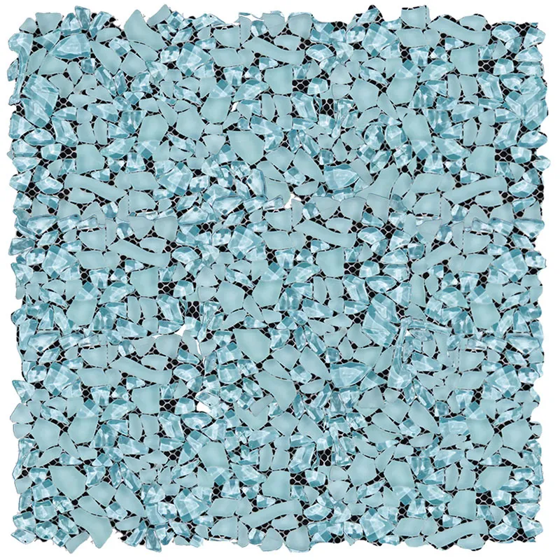 Topaz 11.2X11.2 Glossy, Matte Glass Tile 0