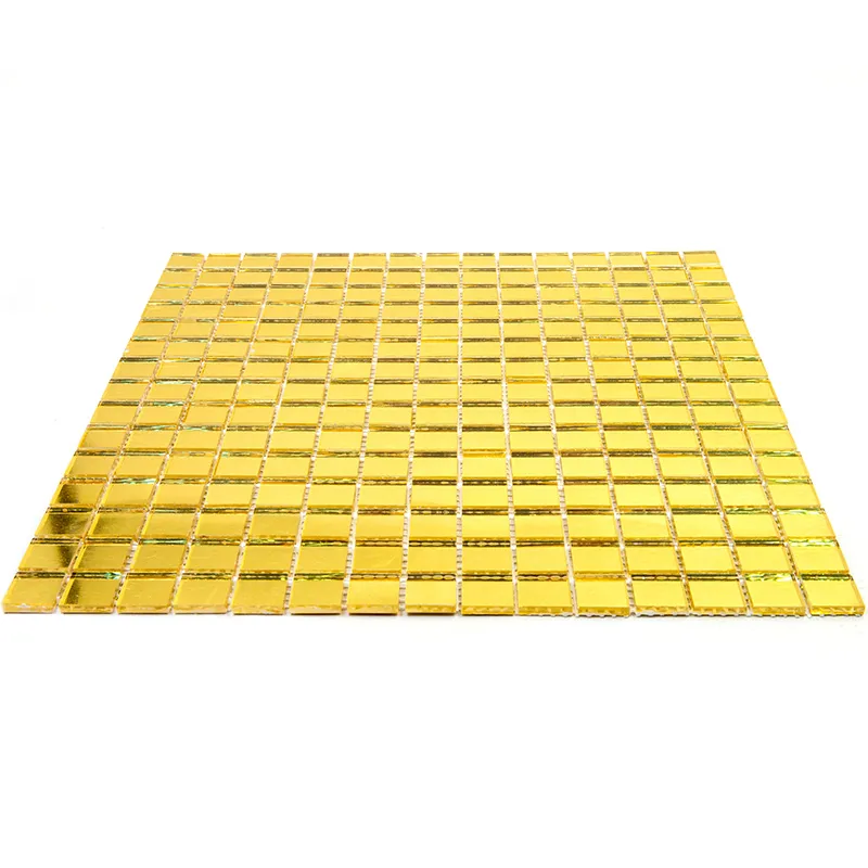 Gmc01-10Y 0.4X0.4 Glossy Glass Mosaic 6