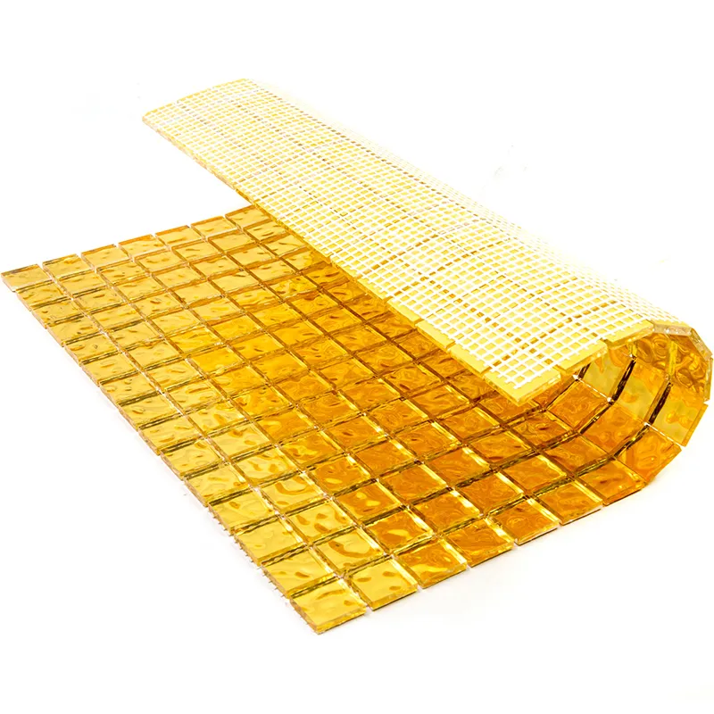 Gmc02-10Y 0.4X0.4 Glossy Glass Mosaic 1