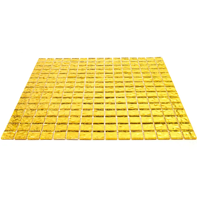 Gmc02-10Y 0.4X0.4 Glossy Glass Mosaic 6