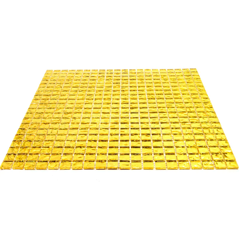 Gmc02-15Y 0.6X0.6 Glossy Glass Mosaic 4