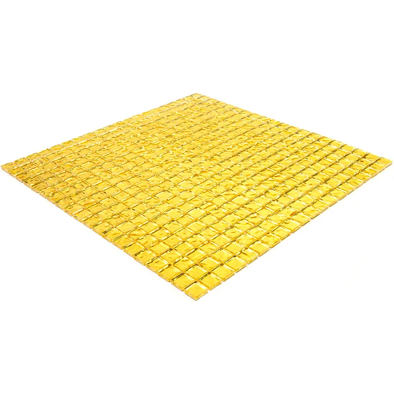 Gmc02-15Y 0.6X0.6 Glossy Glass Mosaic 7