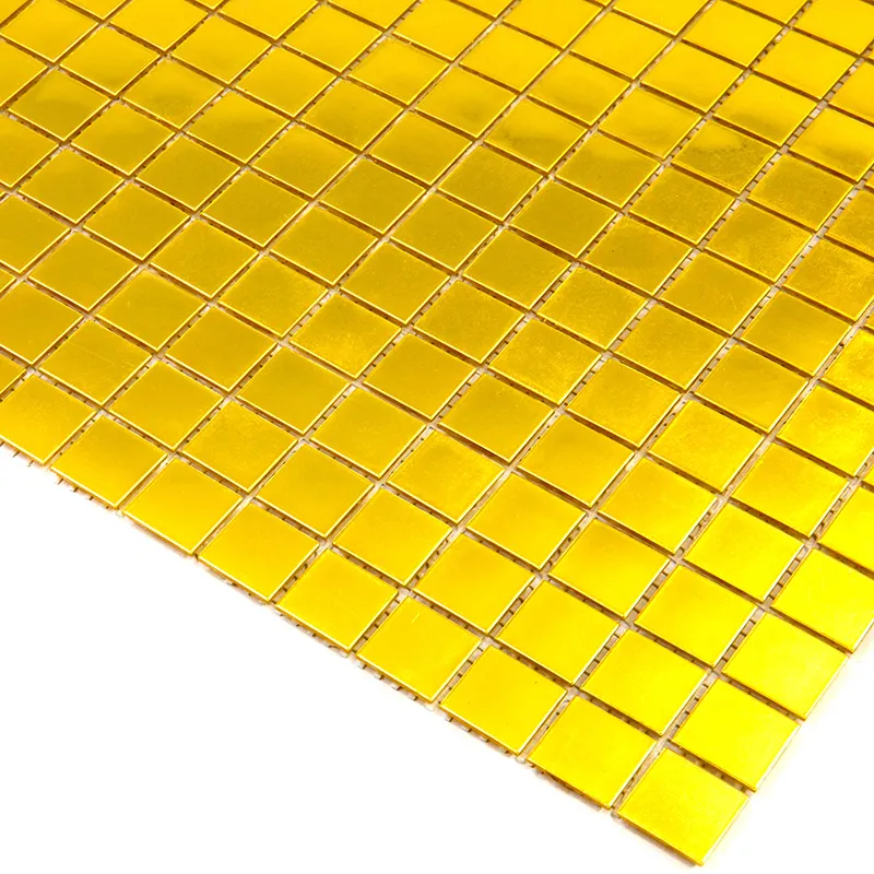 Gmf01-10Y 0.4X0.4 Glossy Glass Mosaic 3