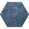 Hexa Borneo Azul 9.05X10.63 Textured Porcelain Tile 5