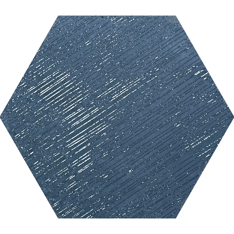 Hexa Borneo Azul 9.05X10.63 Textured Porcelain Tile 3