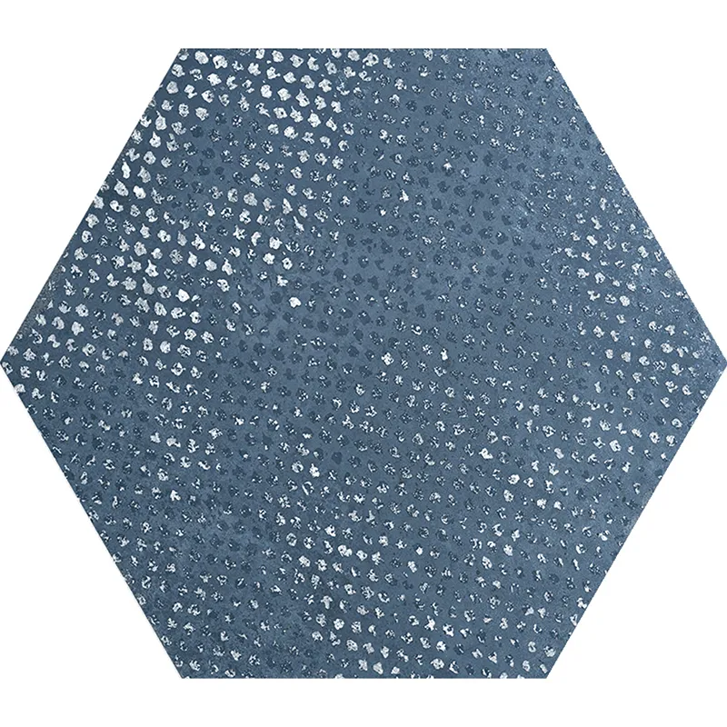 Hexa Borneo Azul 9.05X10.63 Textured Porcelain Tile 4