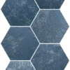 Hexa Borneo Azul 9.05X10.63 Textured Porcelain Tile 0