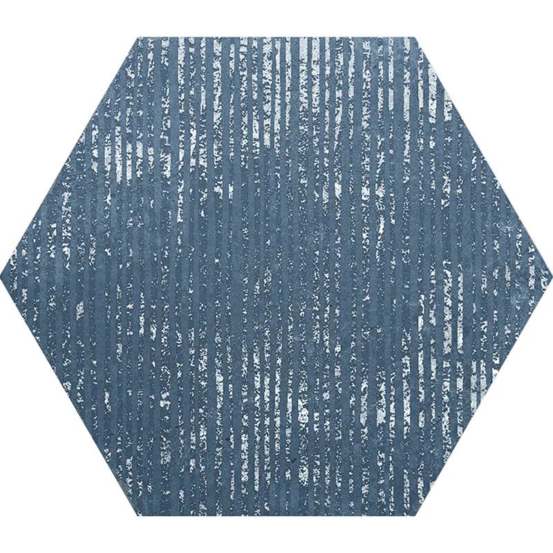 Hexa Borneo Azul 9.05X10.63 Textured Porcelain Tile 1