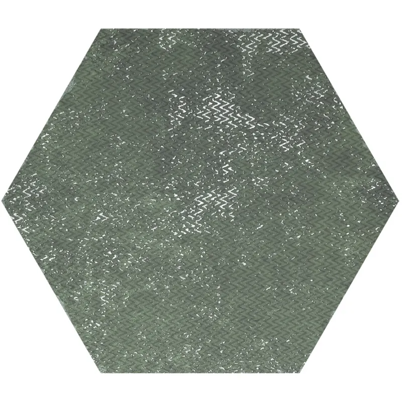 Hexa Borneo Esmeralda 9.05X10.63 Textured Porcelain Tile 4