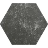 Hexa Borneo Lava 9.05X10.63 Textured Porcelain Tile 5