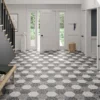 Hexa Terrazzo Black 9.05X10.63 Matte Porcelain Tile 1