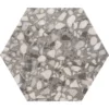 Hexa Terrazzo Grey 9.05X10.63 Matte Porcelain Tile 0