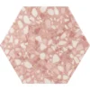 Hexa Terrazzo Rose 9.05X10.63 Matte Porcelain Tile 0