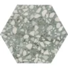 Hexa Terrazzo Sage 9.05X10.63 Matte Porcelain Tile 0