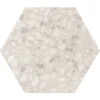 Hexa Terrazzo Talc 9.05X10.63 Matte Porcelain Tile 0