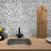 Sterling Gloss 0.6X0.6 Glossy Glass Mosaic 1