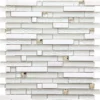 Icicle 0.6X0.6+0.6X1.9+0.6X4 Glossy, Matte Glass, Stone Mosaic 0