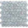 Alda Hex 1.2X1.2 Glossy, Matte Glass Mosaic 0