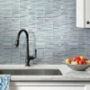 Alda Trapezium 0.4X0.8X3.1 Glossy, Matte Glass Mosaic 1