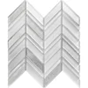 Geyser Chevron 1.2X3.5+0.5X3.5 Glossy, Matte Glass Mosaic 0