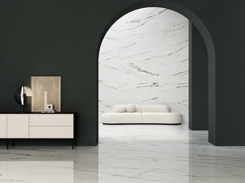 Imperial Calacatta Green 47.25X23.6 Polished Porcelain Tile 9