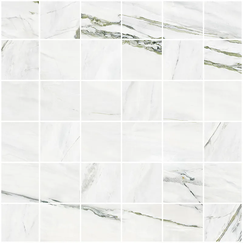 Imperial Calacatta Green Mosaic 2X2 Polished Porcelain 0