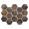 Imperial Clay Hex Polished Porcelain Tile 1