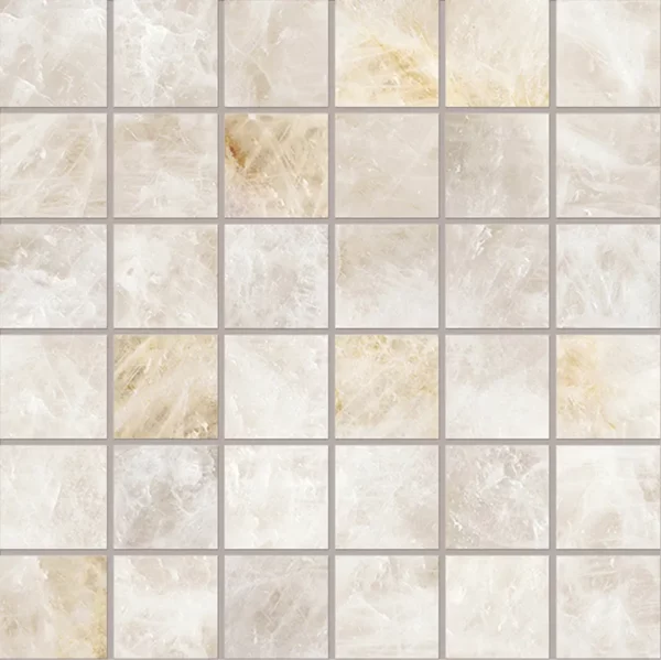 Imperial Crystal Beach Mosaic 2X2 Lappato Porcelain 1