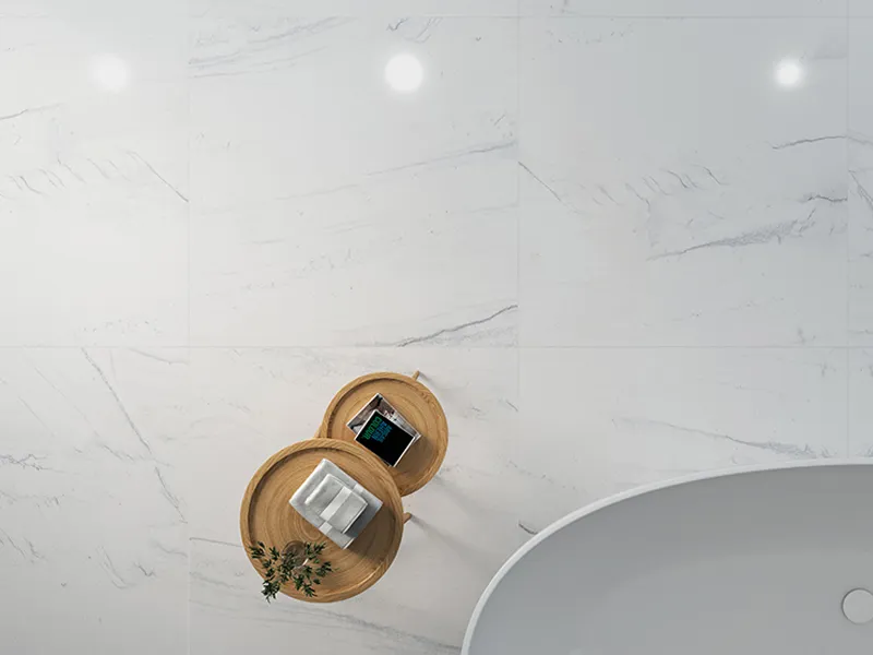 Imperial Nantes Bianco Polished 23.62X47.25 Porcelain Tile 3