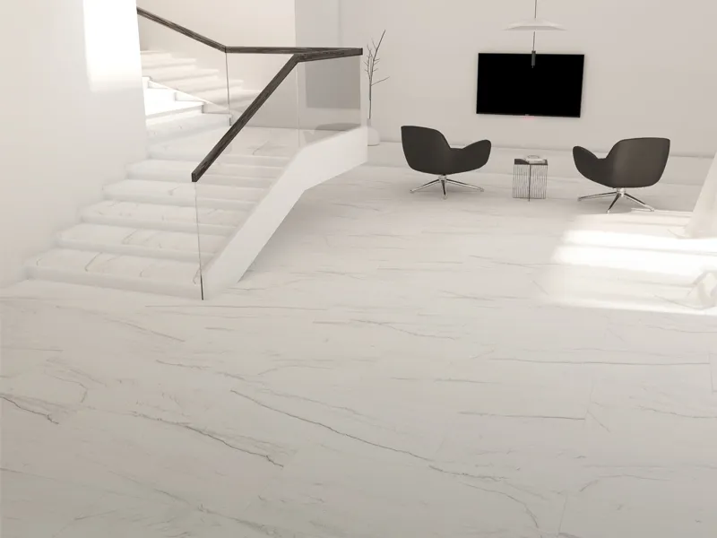 Imperial Nantes Bianco Polished 23.62X47.25 Porcelain Tile 4