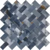 Imperial Onyx Blue Mosaic Matte Porcelain 0