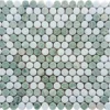 Aran 0.8X0.8 Polished Mint Green, Blue Celeste Mosaic 0