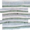 Adare 0.6X0.6 Polished Mint Green, Blue Celeste, Thassos Mosaic 1