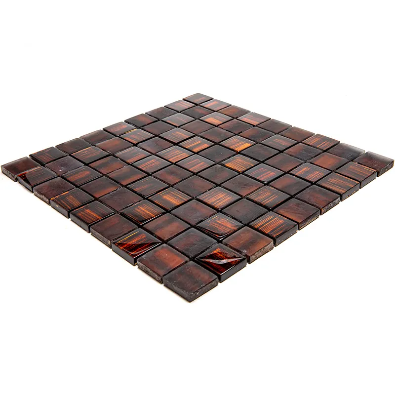 Mondrian Brickstone 1.2Х1.2 Glossy, Matte Glass Mosaic 3