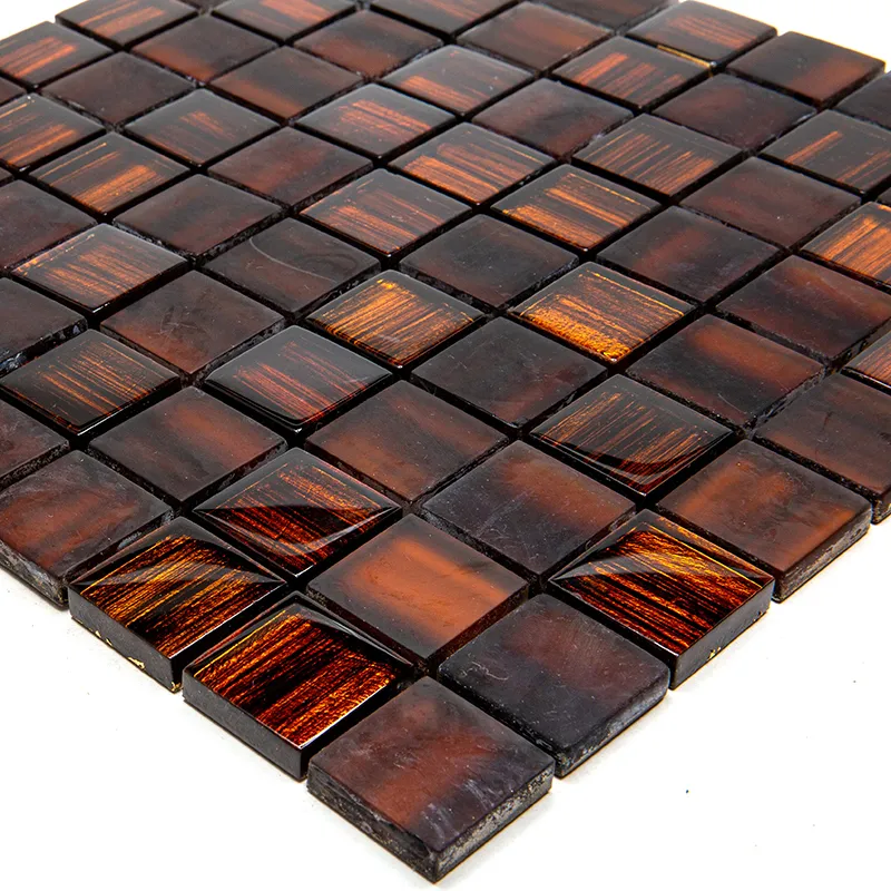 Mondrian Brickstone 1.2Х1.2 Glossy, Matte Glass Mosaic 4