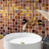 Mondrian Brickstone 1.2Х1.2 Glossy, Matte Glass Mosaic 6