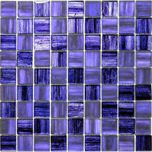 Mondrian Violet 1.2Х1.2 Glossy, Matte Glass Mosaic 0