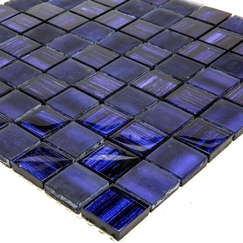 Mondrian Violet 1.2Х1.2 Glossy, Matte Glass Mosaic 5