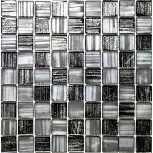 Mondrian Ash 1.2Х1.2 Glossy, Matte Glass Mosaic 0