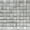 Mondrian Silver 1.2Х1.2” Glossy, Matte Glass Mosaic 0