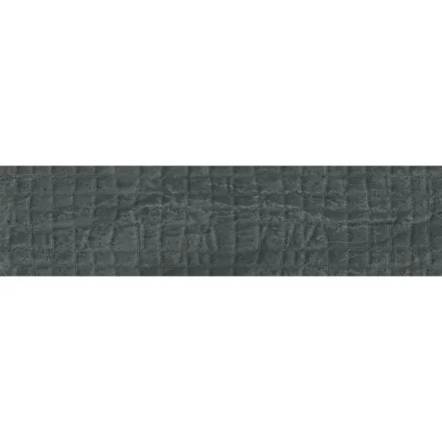 Jumanji Black Textures Deco 11.8 X 47.3 Textured Colored Body Porcelain Tile 0